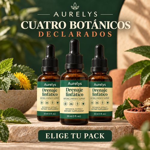 Gotas de Drenaje Linfático y Desinflamación Aurelys® (30 ml)